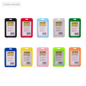 กรอบใส่บัตรแบบเปิดหน้า 2 ด้าน (Double-sided Card Holder) แบรนด์ KEJEA